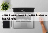 软件开发培训机构去哪学（软件开发培训机构去哪学比较好）