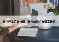 软件开发的宣传语（软件公司广告语宣传语）