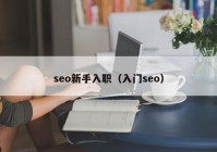 seo新手入职（入门seo）