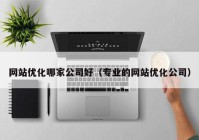 网站优化哪家公司好（专业的网站优化公司）