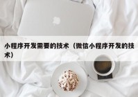 小程序开发需要的技术（微信小程序开发的技术）