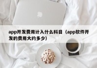 app开发费用计入什么科目（app软件开发的费用大约多少）